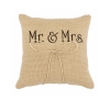 Kleines Ringkissen Jute 'Mr & Mrs'