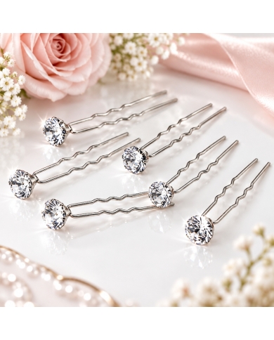 20 Barrette Épingle 'Strass'