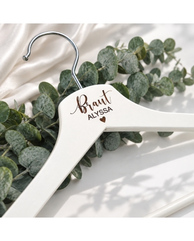Kleiderbügel personalisiert 'Braut'