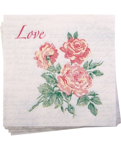 Serviettes LOVE