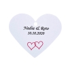 Anhänger personalisiert Herzform - Two Hearts