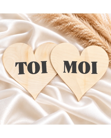 Herztafeln 'Moi & Toi'