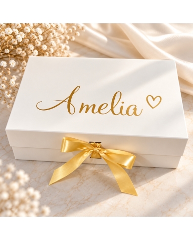 Boîte cadeau personnalisé pour la mariée