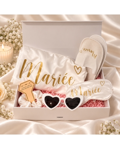 Boîte cadeau 'Mariée avec coeur'