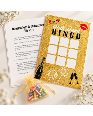 BINGO Spiel - Französisch