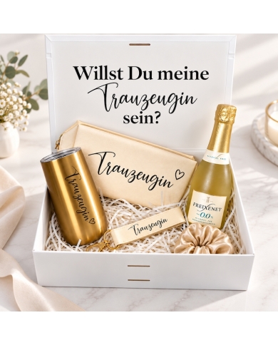 Geschenkbox - Trauzeugin fragen