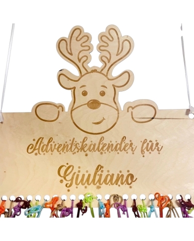 Personalisierter Adventskalender 'Rentier'