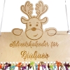 Personalisierter Adventskalender 'Rentier'