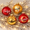 Boule de Noël personnalisée (6 cm)