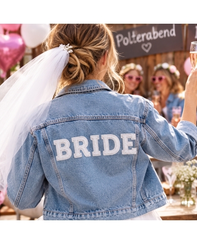 Aufbügelbild 'Bride' - Weiss