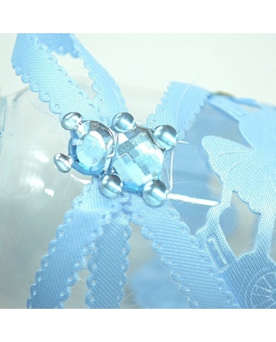 Babyflasche leer - Hellblau