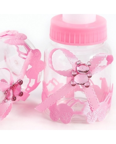 Babyflasche leer - Rosa