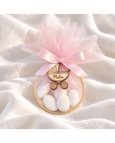 Pendentif en bois 'Landau' personnalisé