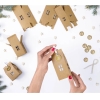 Adventskalender - 24 Papierhäuschen