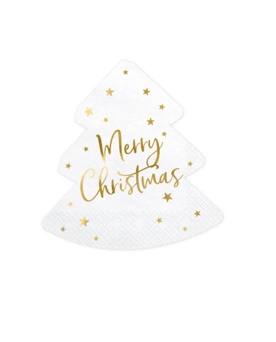 Servietten 'Weihnachtsbaum' (20 Stück)