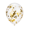 10 Ballons Confettis - Or