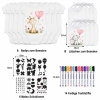 Babylätzchen & Babybody Set zum bemalen