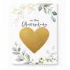 Carte à gratter avec cœur – À personnaliser soi-même - The-Weddingshop