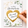 Carte à gratter avec cœur – À personnaliser soi-même - The-Weddingshop