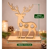 Weihnachtsdeko 'Hirsch' aus Holz