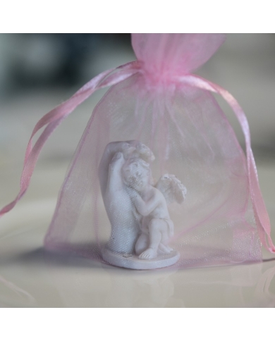Sachet d‘organza 'Ange dans la main'