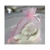 Sachet d‘organza 'Ange dort' - rose