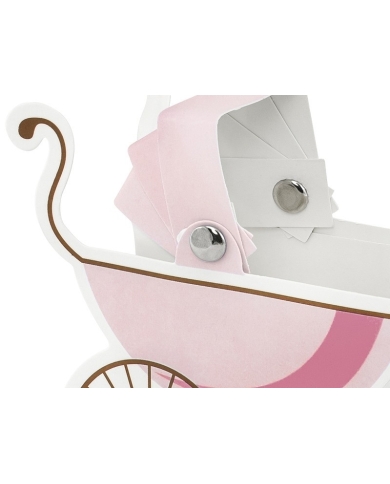 Kartonage Kinderwagen 