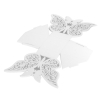 10 Kartonagen 'Schmetterling' - Weiss