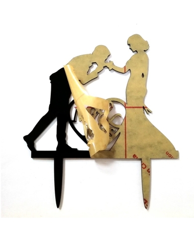 Cake Topper ‚Brautpaar’