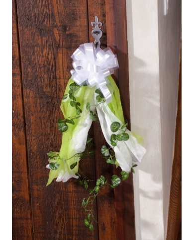 Grand noeud automatique - blanc (5 pièces)