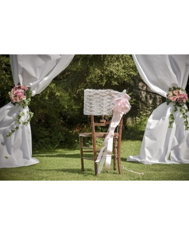 Grand noeud automatique - blanc (5 pièces)