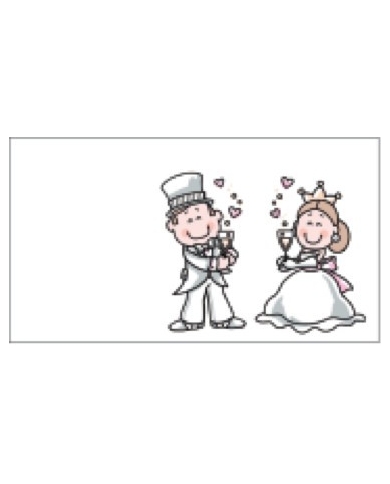 Gastgeschenk - Kärtchen Brautpaar