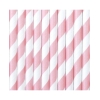 Pailles à rayures (10 pièces)