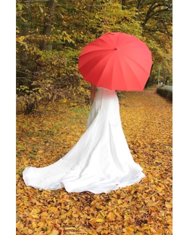 Brautschirm 'Herz' - Rot