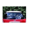 Sticker voiture 'Mr. and Mrs.'