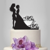 Cake Topper 'Bräute Mrs & Mrs'