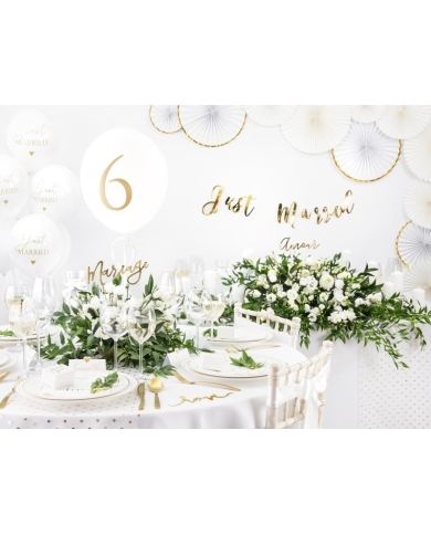 10 Ballons 'Just Married'