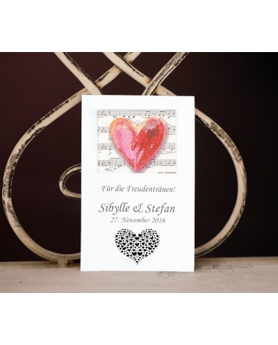 Freudentränentasche 'Lovesong' - Deutsch