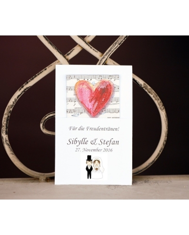 Freudentränentasche 'Lovesong' - Deutsch