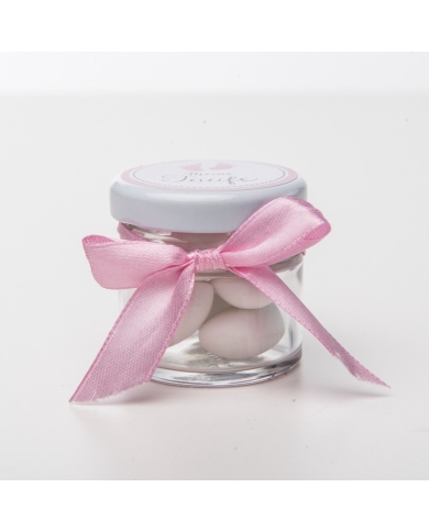 Miniglas 'Schön das du Da bist' - Herz