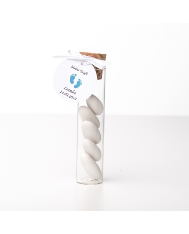 Anhänger personalisiert 'Babyfüsse blau'