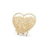 Livre d'Or en Forme de Coeur en Bois