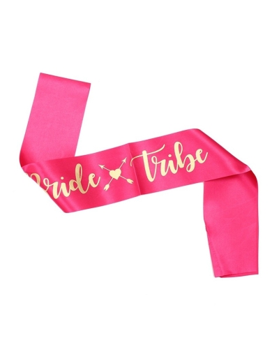 Schärpe 'Bride to be'- Set (6 Stück) - Pink