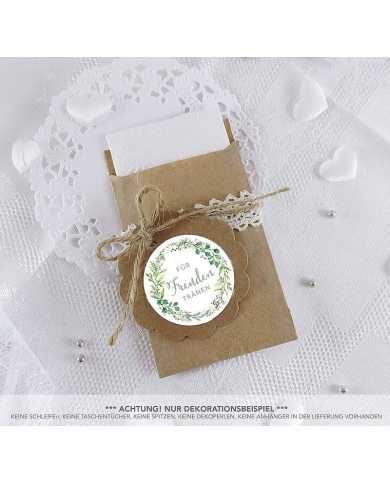 Selbstklebendes Dekoband Spitze - weiss - 1,7 m