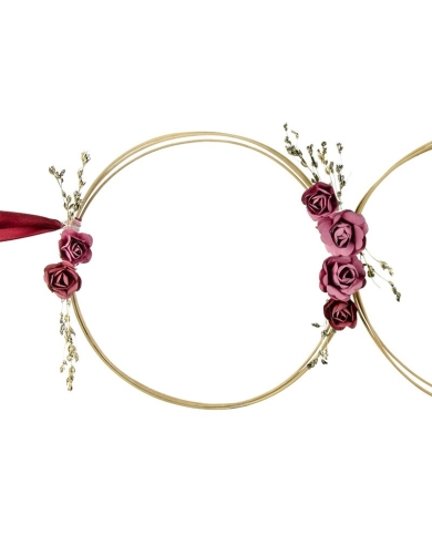 Kit De Décoration Voiture Rotin Bordeaux