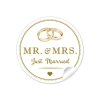 Autocollant 'Mr & Mrs'