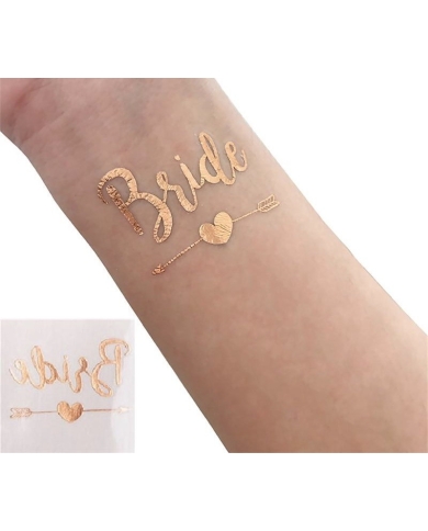 Tattoo 'Bride' - roségold