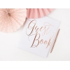 Gästebuch Guest Book- weiss/rosé