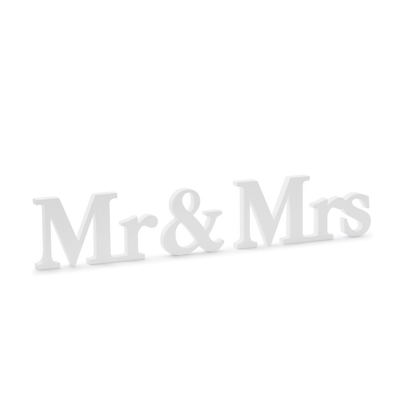 Lettres de décoration Mr & Mrs