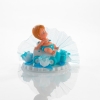 Bébé sur bouteille figurines pour gâteau baptême